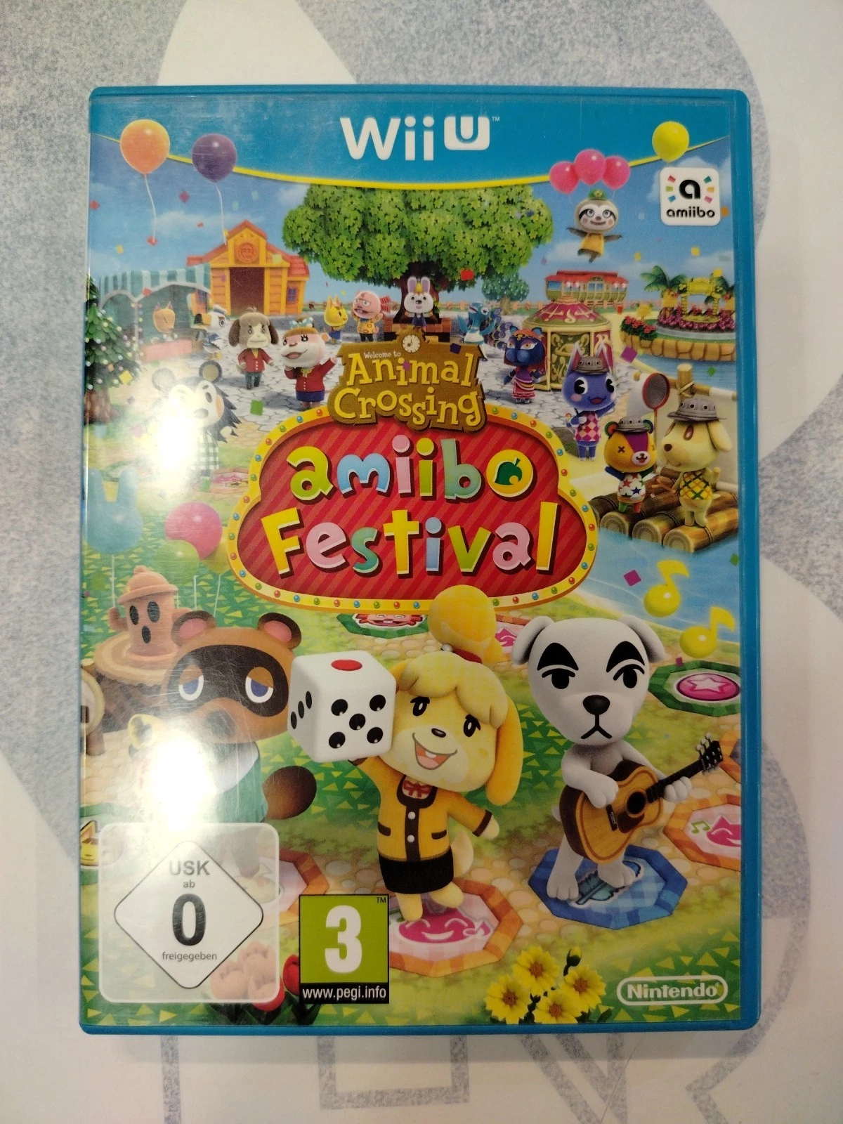 Animal Crossing Amiibo Festival Wii U Triangolo Viola